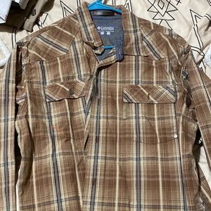 Mens long sleeve button up